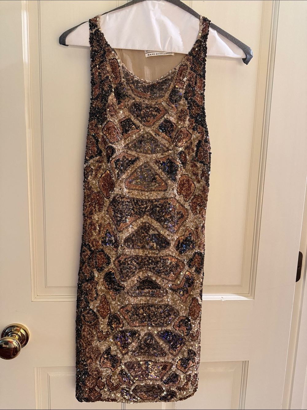 All Saints Python Party Dress